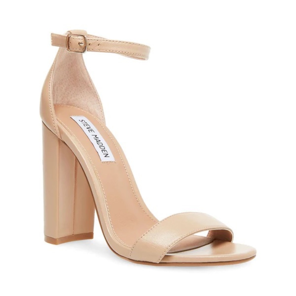 Steve Madden carrson blush leather shoes size 5.